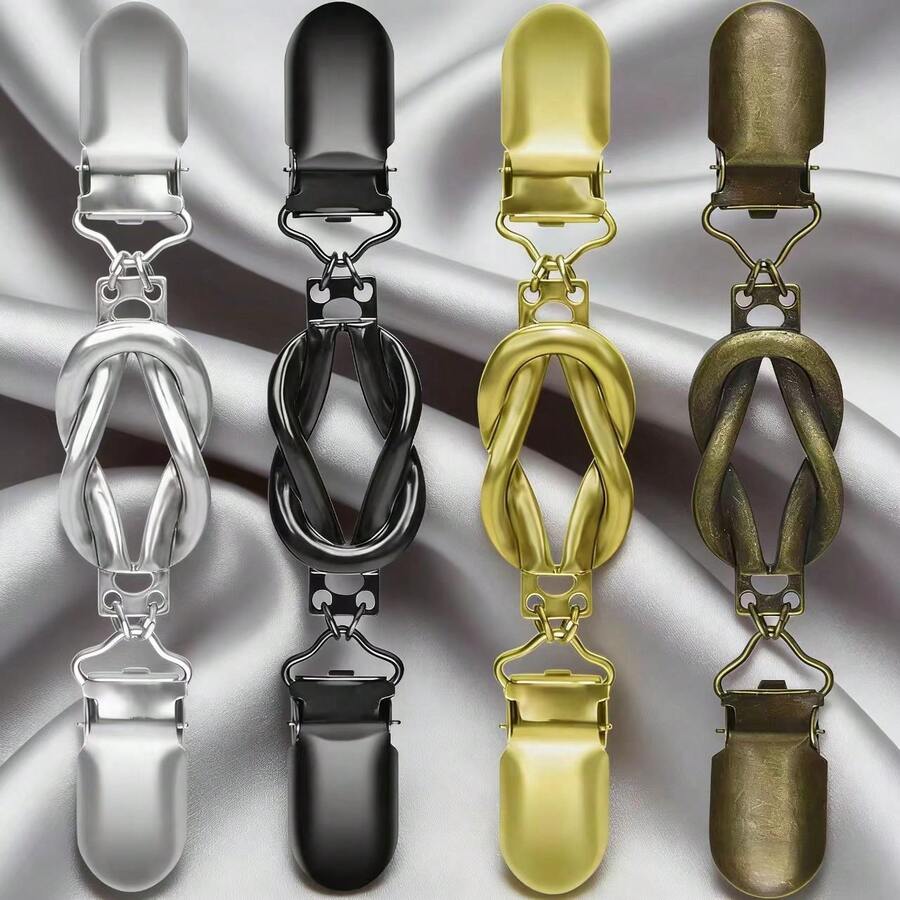 Bộ 4 món váy mùa thu cổ điển: Váy len thắt eo, áo sơ mi bó lưng, áo khoác cardigan bó eo, quà tặng trang phục trang trí cho nữ và bé gái, chất liệu kim loại, không đính đá.