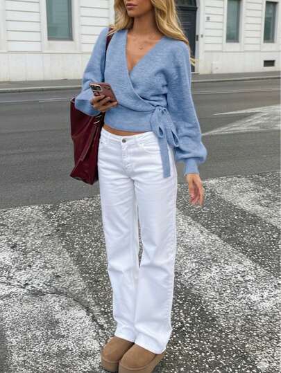 Knotted Comfortable And Elegant Cardigan, Unique Styling, Suitable For Autumn/Winter Daily Commute, Dates, Travel And Various Occasions Spring