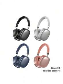 RB-602HB Over-Ear Headphones: HD Calling, Bluetooth/TF Card/External Audio Cable, Multi-Function Buttons, Lightweight Design, Comfortable Wear, Low Power Consumption - View 7