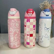 32 Oz Cup Boneyard Vacuum  Water Bottle Drinkware Tumbler Stainless Steel Thermal Mug Original Owalaowala Cold Hot Cup - Nhiều màu - Xem 1