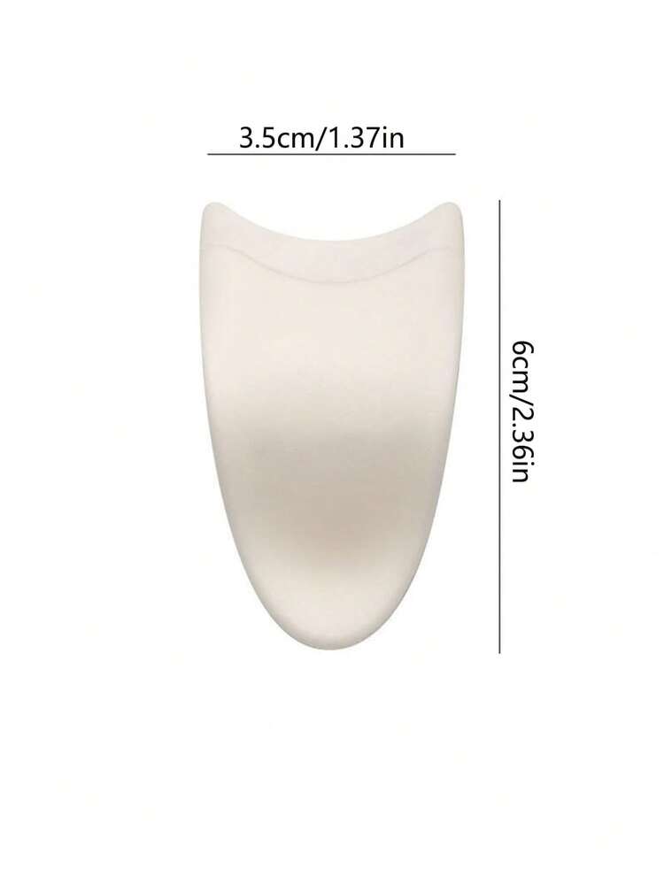 1个白色塑料睫毛夹，适合初学者使用假睫毛 - 白色 - 查看 7