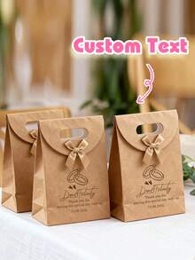 1 Túi Quà Cưới Tùy Chỉnh, Hộp Quà Cô Dâu & Phù Dâu Tùy Chỉnh, Tiệc Cưới, Túi Quà Sinh Nhật Tùy Chỉnh, Túi Quà Cưới, Túi Quà Phù Dâu, Túi Quà Đính Hôn, Túi Quà Tiệc, Túi Quà Buộc Ruy Băng, Túi Quà Tốt Nghiệp, Túi Quà Nhân Viên, Ngày Valentine, Sinh Nhật, Túi Quà Halloween, Thích Hợp Làm Quà Cho Phù Dâu, Tiệc Cưới - Nhiều màu - Xem 5