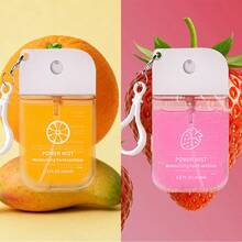 1/6/8瓶装香草、柠檬草和草莓香味免洗洗手液喷雾，家居旅行卫生清洁消毒套装。Sental旅行防护套装，旅行必备防晒霜涂抹器，假日必备。 - 水果 - 查看 16