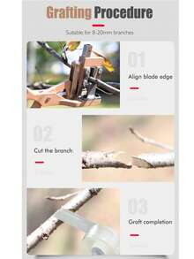 1pc Multi-Functional Grafting Tool, Grafting Machine, Seedling Grafting Device, Fruit Tree Grafting Tool - A - View 12