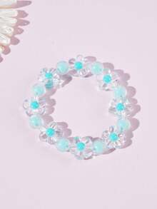 1pc/Set Colorful Flower Beaded Bracelet Set, Accessory For Outfit, Jewelry, Party, Birthday Gift - Multicolor - View 7