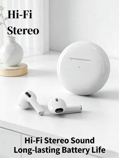 Auriculares inalámbricos TWS Bluetooth, auriculares deportivos, auriculares con control táctil, estuche de carga, música clara y calidad de llamada, adecuados para viajes, actividades al aire libre y escucha de ocio