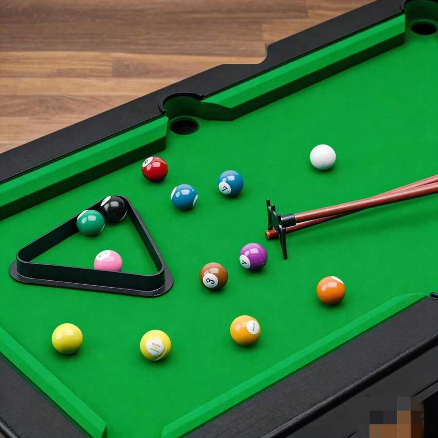 Mini Tabletop Pool Table Toy, Realistic Design
