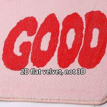 1 pieza "Te ves genial" Alfombra de baño suave y esponjosa - Material de poliéster antideslizante y cómodo, adecuado para baño, dormitorio y sala de estar - Decoración del hogar, Alfombra de baño | Alfombra con texto divertido | Alfombra de textura suave, Alfombra de baño - Multicolor - Ver 6