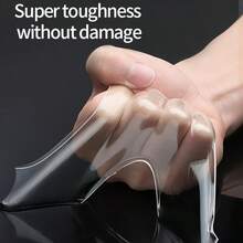 100cm Ultra-Strong Nano Double-Sided Tape | Adhesive For Plastic, Wood, Glass, And Metal - PE Material, High-Viscosity - Transparent - View 8