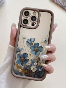 1 pieza de funda para teléfono resistente al agua, a los golpes y a los arañazos con diseño de flores en acuarela, compatible con iPhone 11 Pro Max/12 Pro Max/13 Pro Max/14 Pro Max/15 Pro Max/16 Plus/16 Pro Max/16E, Galaxy A55/A15/S24 Ultra, S25 Ultra, Redmi, OPPO/Realme, VIVO, Infinix, Honor, One Plus, teléfonos móviles, bolsos, accesorios para móviles, fundas para teléfonos, decoración de interiores, accesorios, fundas transparentes para teléfonos, verano, correas para teléfonos, fundas para teléfonos de hombre, fundas negras para teléfonos, fundas rosas para teléfonos, funda para móvil para hombre, funda para móvil para mujer, protección para teléfonos móviles, accesorios de playa, regalos de fresa, fundas protectoras para teléfonos. - Estilo (1 pieza) - Ver 9