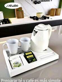 The 2L Electric Kettle Boils Water Quickly, Automatically Cuts Off The Power, Is Anti-Tip, Suitable For Coffee And Tea, Portable For Office Use. - View 3
