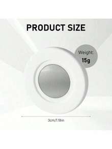 1pc Magnetic Remote Control Holder - Multifunctional Magnetic Storage Rack, Remote Control Organizer, Floating Wall Mount, Punch-Free Installation, Silicone Wall Mount, Suitable For Remote Controls, TV Cabinets And Tools, Simple Design - Multicolor - View 4