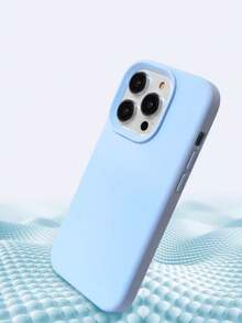 1 chiếc, ốp lưng silicon lỏng Ji Ji màu xanh dương nhạt và vàng, phù hợp với 17, 17 Pro Max/ 16 Pro Max/ 15 Pro/ 14, 13/12/11. Thích hợp làm quà tặng Ngày Valentine/Sinh nhật/Ngày của Mẹ/Lễ Phục Sinh cho gia đình/bạn bè/chị em gái/bạn trai. - Màu xanh nhạt - Xem 4