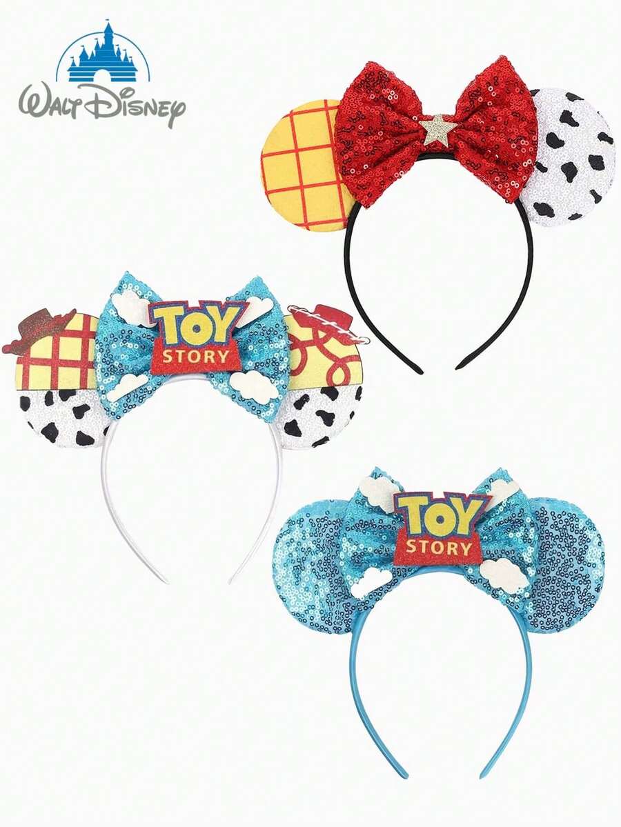 Băng đô tai công chúa lấp lánh dễ thương của Disney, 1 chiếc, phụ kiện trang trí nơ cho trang phục công chúa, phụ kiện cần thiết cho các bữa tiệc lấp lánh, phụ kiện tóc khi đi du lịch công viên giải trí, phù hợp cho các buổi tụ họp học sinh, hóa trang, nhập vai, các chuyến đi công viên giải trí, quà tặng lý tưởng cho các cặp đôi, cosplay công chúa, tiệc sinh nhật, tiệc Giáng sinh (Cosplay, Băng đô, Phụ kiện tóc, Mùa hè, Kẹp tóc) - Phong cách ngẫu nhiên - Xem 1