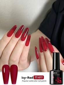 TARTU 8ml 果冻色凝胶指甲油，黑色、白色、玫瑰色、黄色、蓝色、红色、粉色，不含HEMA和TPO，UV/LED灯适用，可卸除，半永久性，适合居家美甲沙龙和日常美甲设计 - 彩色 - 查看 18