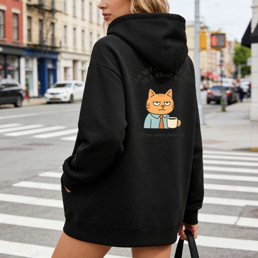 Sudaderas y Hoodies para Mujer - Negro - Ver 1