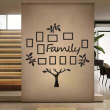 1 Set Acrylic DIY Combination Mirror Wall Stickers, Photo Frame Wall Decor Suitable For Living Room, Bedroom, Dining Room, Office, New Home, Gift - A - View 5