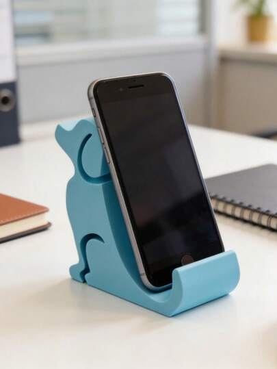 1 Giá đỡ điện thoại hình chú chó, với thiết kế sáng tạo và đáng yêu. Phù hợp với mọi loại điện thoại để bàn, là lựa chọn lý tưởng cho người mua quà tặng, một vật trang trí nhà cửa thú vị.