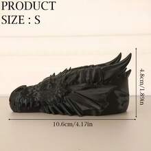 1pc Gothic Style Black Dragon Head Decor, Dark Cool Appearance, Multi-Functional Storage, Suitable For Desktop Or Car Interior Decoration - 1 Faucet Storage Ornament - View 4
