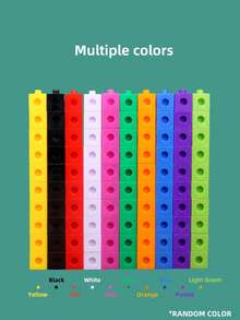 50pcs/Bag Number Blocks Cartoon Themed STEM Toy Building Blocks, Numeric Blocks For Preschool Early Math Sense Training, Magic Cube Puzzle Montessori Educational DIY Toy, Children Birthday Gift - Magic Cube Building Blocks - View 9