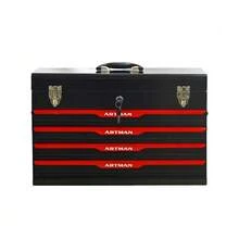Portable Tool Kit With Four Sockets And Toolbox With Metal Lock, Packaging Equipment Compatible With Cooling Tanks - Black - A - View 11