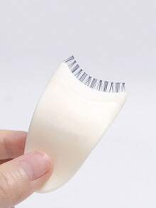 1 dụng cụ uốn mi bằng nhựa trắng, thích hợp cho người mới bắt đầu sử dụng mi giả. - trắng - Xem 5