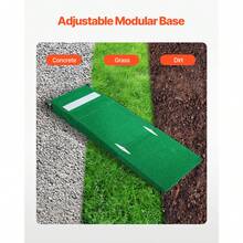 Pitching Mound, Portable Baseball Pitcher's Mound, 90 In IIndoor Outdoor Pitching Practice And Training Equipment, Softball Pitching Aids With Antifade Turf, Pitching Rubber, Carry Handles - 90 in - 查看 6