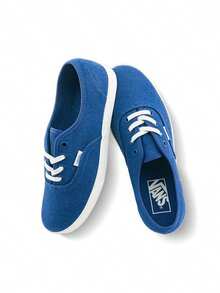 Giày thể thao đế mỏng cổ thấp Vans Authentic Retro dành cho nam và nữ, giày thể thao thường ngày cho cặp đôi VN000D04NVY - Màu xanh lam - Xem 4