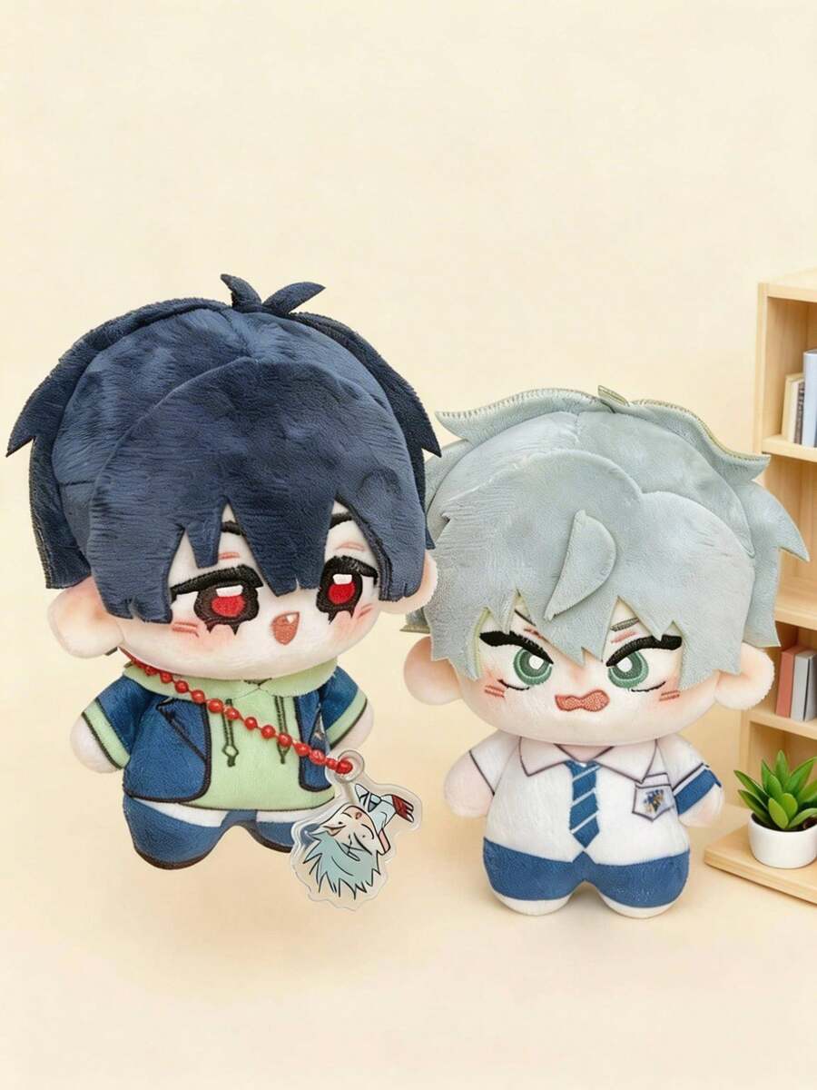 POKOJA LAND 动漫异形舞台伊凡提尔角色扮演玩偶毛绒可爱挂件毛绒玩具娃娃装饰收藏品儿童礼物 - 彩色 - 查看 1