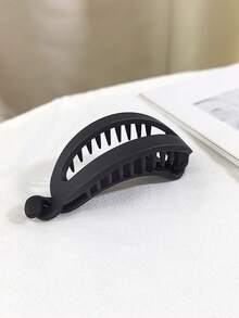 4个秋冬哑光简约香蕉夹发夹，优雅百搭，通勤必备，可固定在脑后，适合日常及休闲聚会佩戴。 - 彩色 - 查看 11