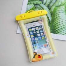 Macaron Mobile Phone Waterproof Bag Airbag Floating Transparent Touch Screen Swimming Rafting Songkran Outdoor Transparent Touch Screen - Dinosaur - View 2