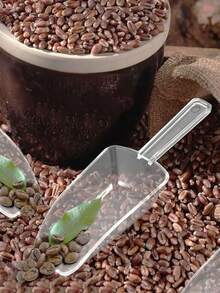 5pcs Multipurpose Transparent Plastic Ice Cream Scoops Set, Reusable Plastic Spoons, Suitable For Ice Cream, Candy, Protein Powder, Party And Kitchen Cooking - Multicolor - View 3