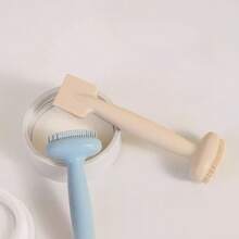 Cọ đắp mặt nạ silicon hai đầu, dụng cụ trang điểm thoa mặt nạ bùn. - Bàn chải rửa mặt - Xem 7