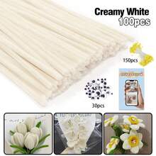 用于DIY各种形状的毛毡扭杆 - 281pcs coffee white - 查看 18