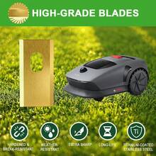适用于 Mova 1000、Mova 600、Mova 600 机器人割草机的 15/24 片装替换刀片，耐用不锈钢材质 [通过 DIN EN 50636 防碎裂测试]，含螺丝 - Mova - 查看 3