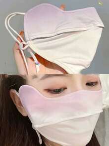Bộ 2/3 khẩu trang chống nắng bằng vải chiffon chuyển màu dành cho nữ, chỉ số chống tia UV UPF 50+, thoáng khí, mát mẻ, thích hợp làm quà tặng ngày lễ cho phái nữ. - Nhiều màu - Xem 9
