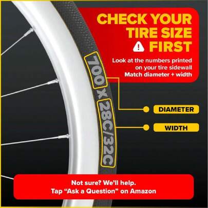 Bike Inner Tube For 700x23-25c, 700x28-32c, 700x35-43c 28 Inch Bicycle Wheel Sizes With 48mm Presta Valve - Butyl Rubber Tubes For Road And Gravel Bikes - 2 Tubes, 2 Tire Levers Included,44620781
