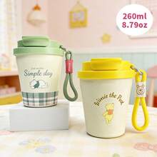 Miniso 芭比塑料水杯四件套，520毫升吸管塑料杯，时尚水瓶，多功能咖啡杯，适合户外旅行或上学使用 - 彩色 - 查看 1