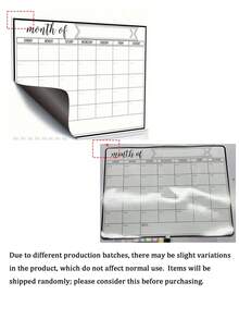 Dry Erase Refrigerator Calendar, Whiteboard Calendar For Fridge, Monthly Family Planner Memo Menu Calendar, Refrigerator Calendar, Dry Erase Calendar, Kitchen Decor, Monthly Planner For Refrigerator, Refrigerator Accessories For Chore Chart And Menu Planning (Multiple Sizes) - Multicolor - View 4