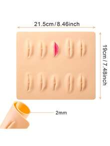 5pcs Soft Silicone Lip Makeup Exercise Model, Reusable Skin Training, Used For Lip Powder Blusher And Makeup - View 3
