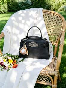 New Arrival Mini Square Bag, Versatile Crossbody Bag & Handbag, Fashionable Unique Design For Women, Summer - Black - View 7