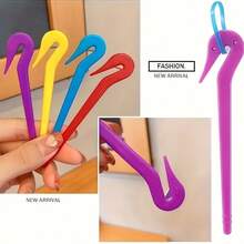 100/5/1pc Portable Hair Tie Remover, Hair Tie Cutter, Non-Damaging Hair Band Remover, Disposable Hair Tie Unlocking Tool - Multicolor - View 5