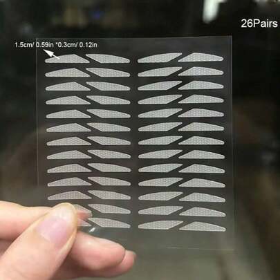 520 miếng/gói Băng dán mí mắt vô hình, phù hợp với da mí mắt một mí, tạo hiệu ứng tự nhiên và liền mạch. Lý tưởng cho học sinh, gia đình, văn phòng, du lịch và các hoạt động ngoài trời. Tiết kiệm và thiết thực, thích hợp làm quà Giáng sinh, mỹ phẩm, dụng cụ trang điểm, quà tặng cho phụ nữ và vật dụng thiết yếu.