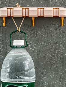 Giá treo chổi lau nhà gắn tường không cần khoan, kẹp chổi lau nhà, giá treo đồ dùng cho ban công và phòng tắm. - nhiều màu - Xem 4