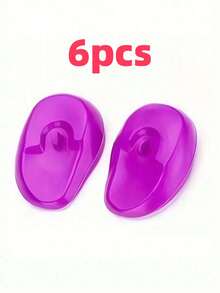 EELHOE 1 Pair Salon Ear Covers, Plastic Hair Dye Ear Protectors, Silicone Shower Ear Covers For Home And Hair Salon - Multicolor - View 16