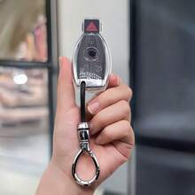 Ốp chìa khóa điều khiển từ xa bằng TPU mới, kèm móc khóa, phù hợp với các dòng xe A B C E R GLS GLA GLK GLC CLS CLA AMG W204 W205 W212 W463 W176. - Loại B - Xem 12