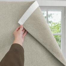 Rèm cửa tự dính cản sáng cho phòng ngủ và phòng khách, không cần khoan, cách nhiệt và chống tia UV, 1 tấm. - Màu Khaki - Xem 9