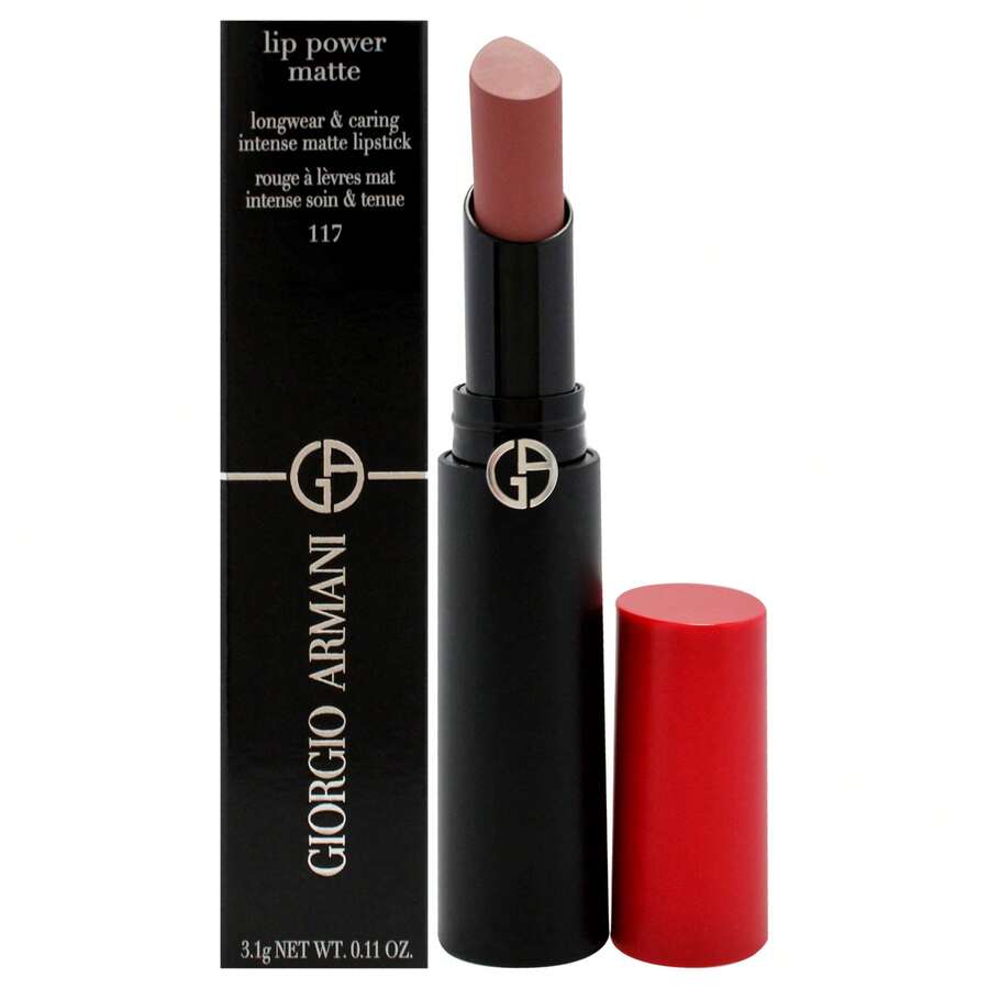 Lip Power Matte Longwear Lipstick - 117 Graceful By Giorgio Armani For Women - 0.11 Oz Lipstick - 紅色 - 查看 1