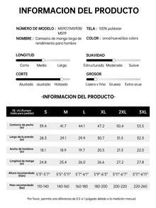 Pack de 4 Playeras con Capucha y Manga Larga para Hombre, Malla Micro Poliéster 150gsm, Transpirable, 8 Colores - azul real - Ver 8
