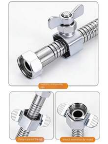 Bộ 4/8/10/20 kẹp cờ lê ống tái sử dụng - Cờ lê lục giác bằng thép không gỉ dùng cho hệ thống ống nước nhà tắm và nhà bếp. - Bạc - Xem 8